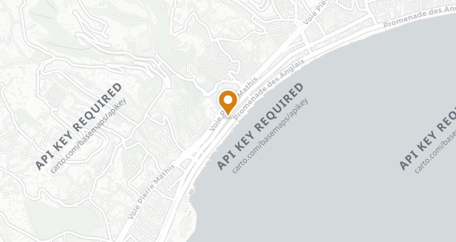 Map showing La Calade Rooftop Restaurant