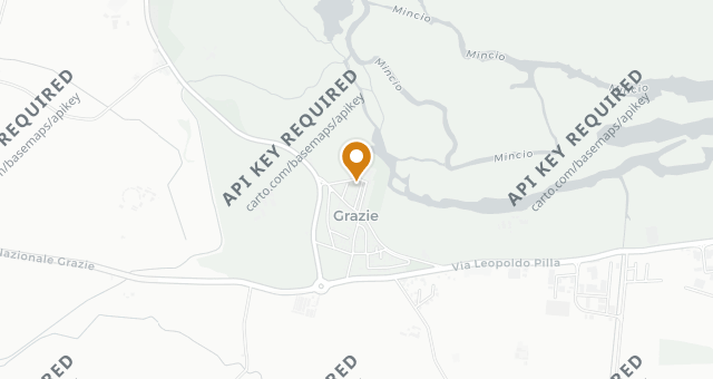 Map showing Locanda delle Grazie