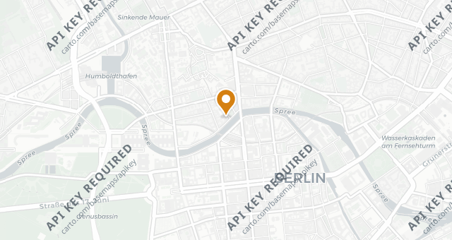Map showing Ganymed Brasserie