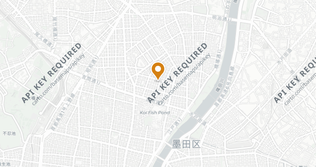 Map showing Asakusa Nagami