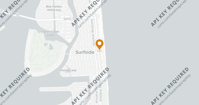 Map showing The Surf Club Restaurant