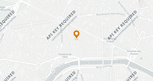 Map showing L'Orangerie