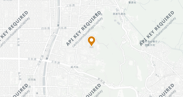 Map showing Kodaiji Jugyuan