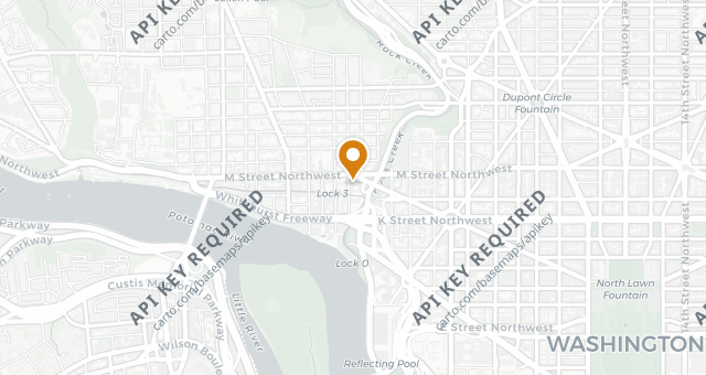 Map showing Bourbon Steak DC