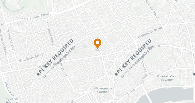 Map showing Hakkasan