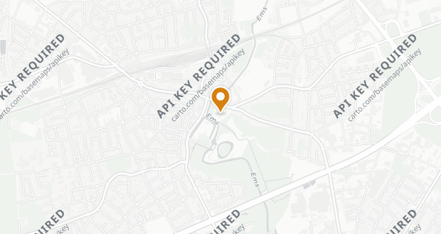 Map showing Restaurant Emshaus