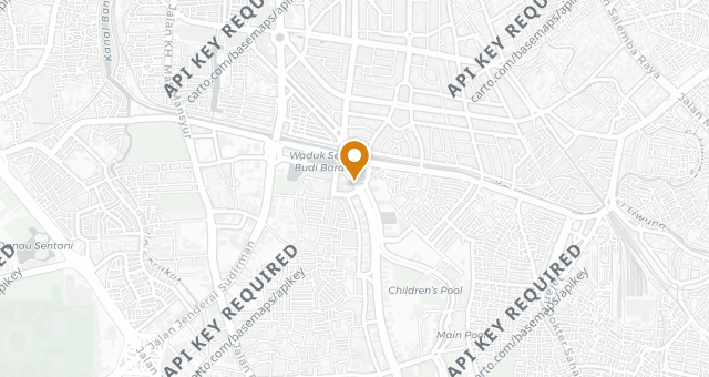 Map showing J.J.A. Restaurant