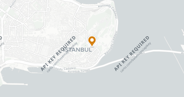 Map showing Avlu Restaurant