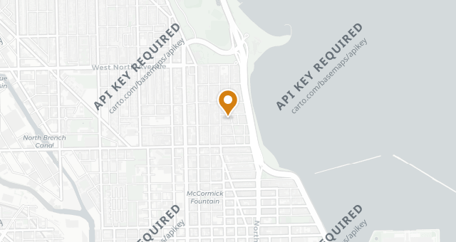 Map showing Chef's Table at Astor Club
