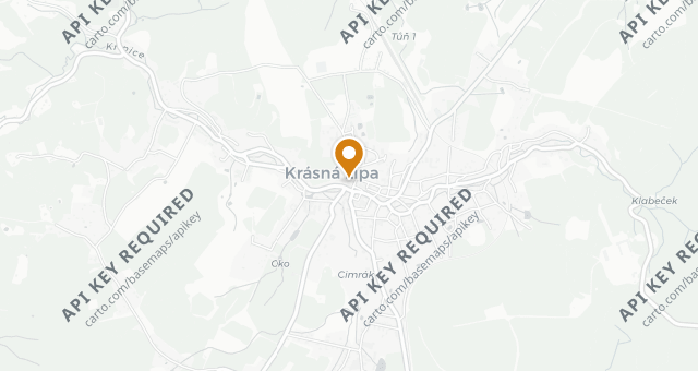 Map showing Restaurace Falkenštejn