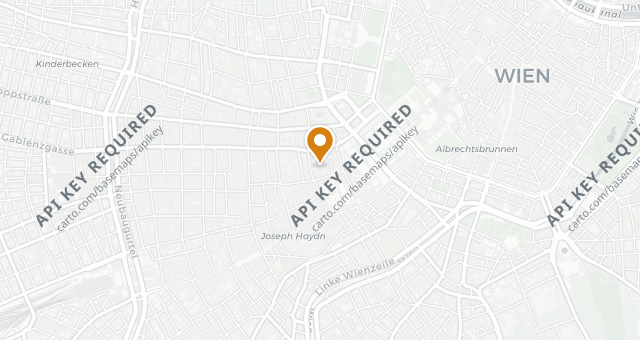 Map showing Tian Bistro am Spittelberg