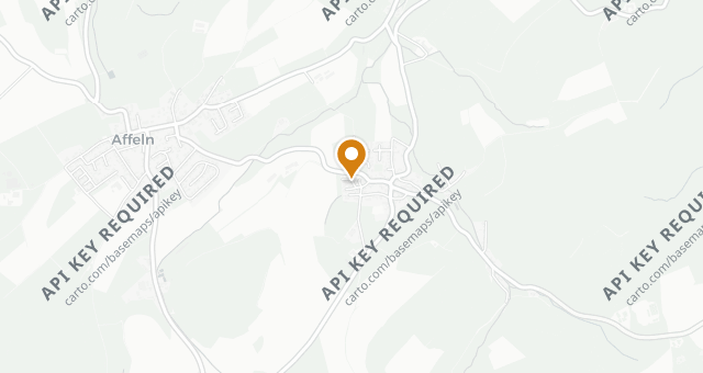 Map showing Henblas Hotel und Restaurant