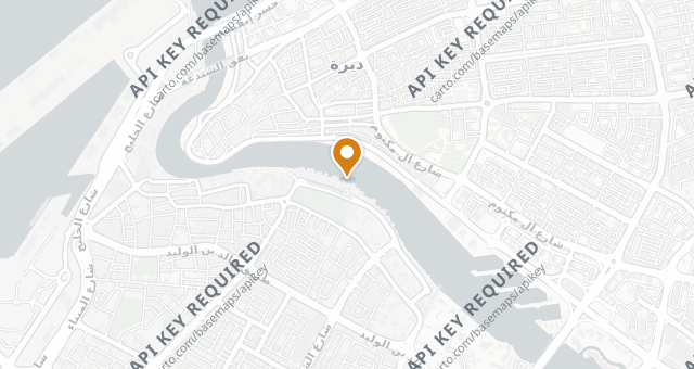 Map showing Al-Fanar