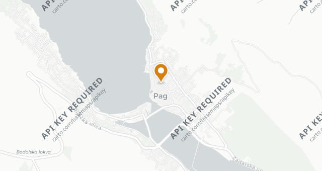 Map showing Konoba Bodulo