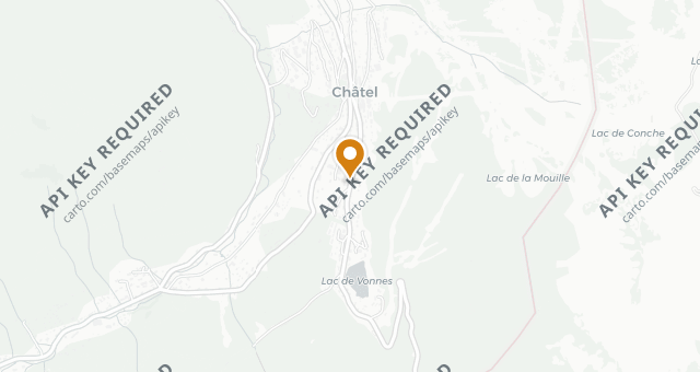 Map showing Fleur de Neige