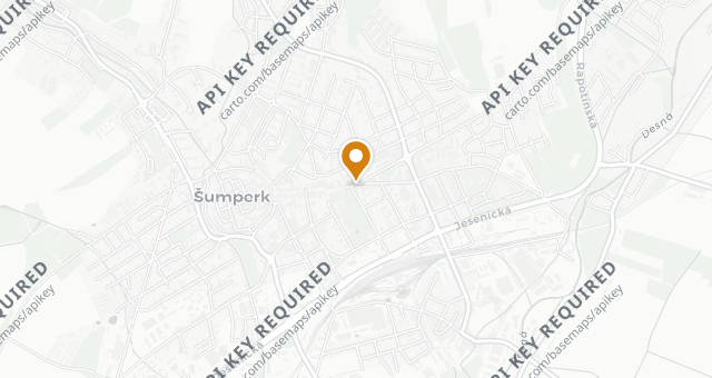 Map showing Restaurace Perk