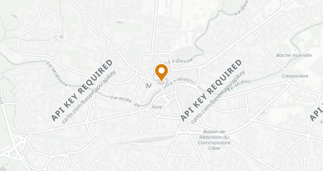 Map showing La Table Mirasol
