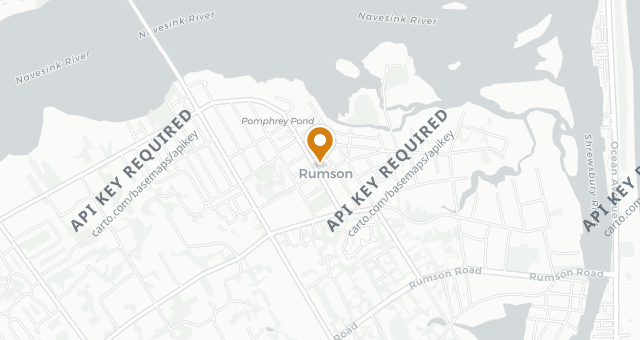 Map showing River Pointe Inn