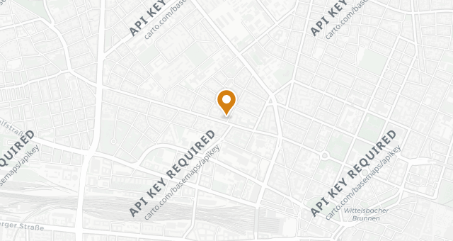 Map showing Nymphenburger Hof