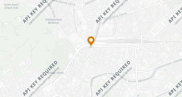 Map showing B-Restaurant