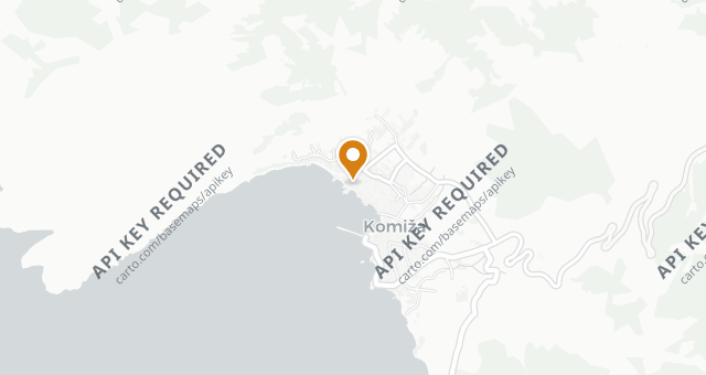 Map showing Konoba Bako