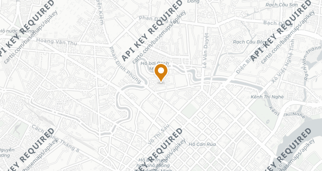 Map showing Miên Saigon
