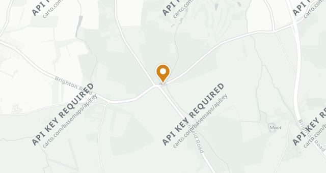 Map showing The Ginger Fox