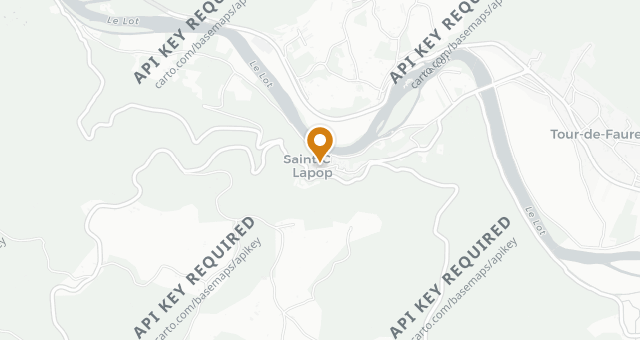Map showing Auberge du Sombral - Les Bonnes Choses