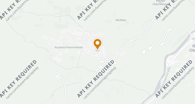 Map showing Bruderherz Fine Dine