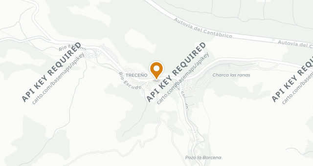 Map showing Prada a Tope