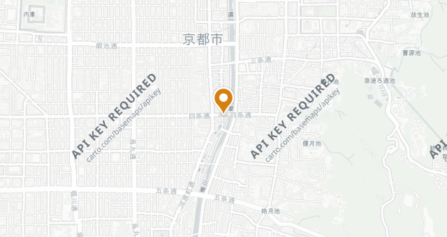 Map showing Kikunoi Roan