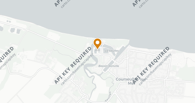 Map showing Restaurant de L'Île Benoist
