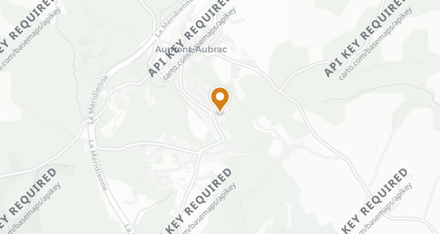 Map showing La Gabale