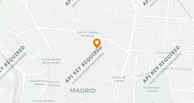 Map showing La Llorería