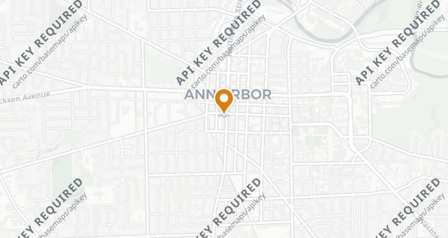 Map showing The Blue Llama Jazz Club