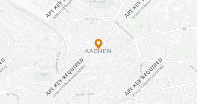 Map showing Ratskeller Aachen