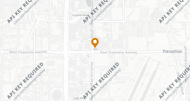 Map showing L'Atelier de Joël Robuchon Las Vegas