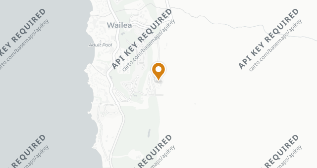 Map showing The Restaurant at Hotel Wailea