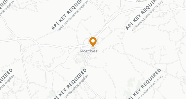 Map showing O Leão de Porches