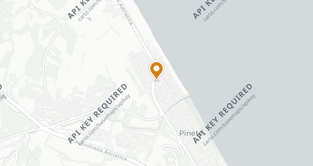 Map showing La Conchiglia d'Oro