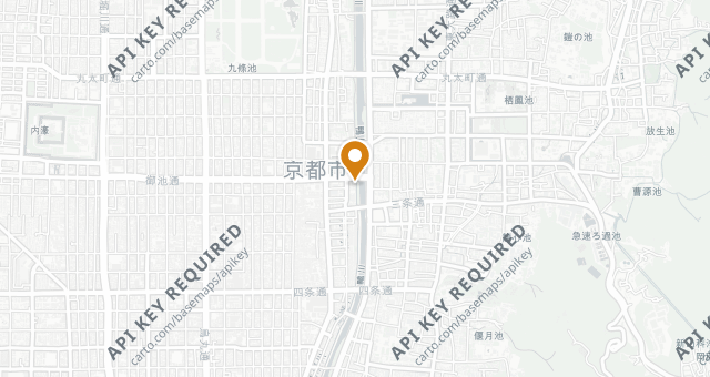 Map showing Tousuiro Kiyamachi