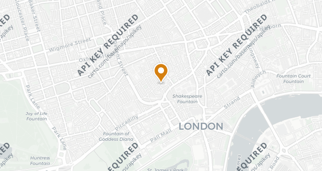 Map showing Blacklock Soho