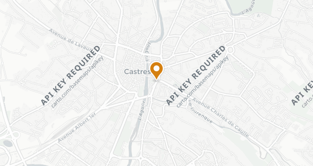 Map showing La Part des Anges