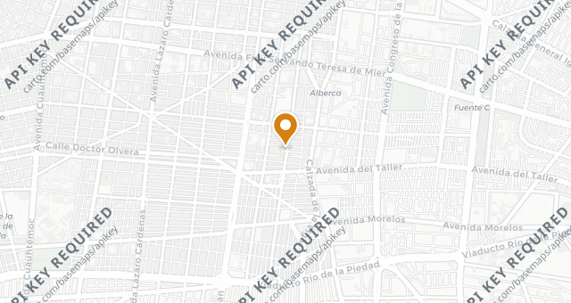 Map showing Taqueria El Gran Abanico