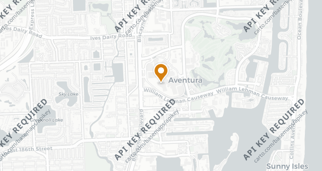 Map showing STK Aventura