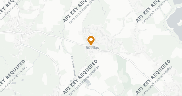 Map showing L'Intimiste - Auberge de Buellas