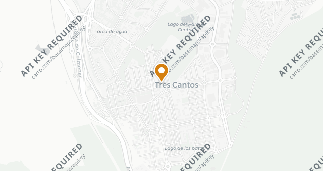 Map showing La Terraza de Alba