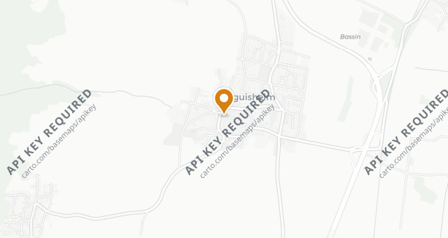 Map showing Le Pavillon Gourmand