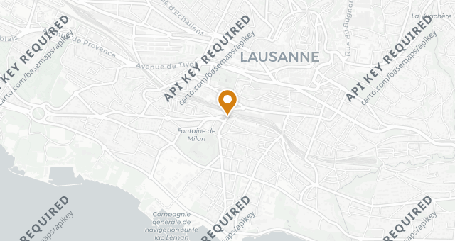 Map showing Florilège