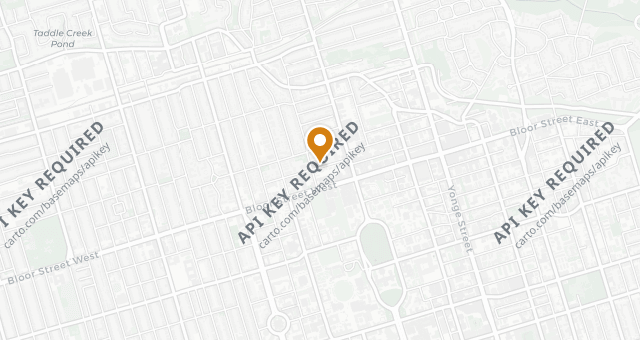 Map showing Opus Restaurant on Prince Arthur